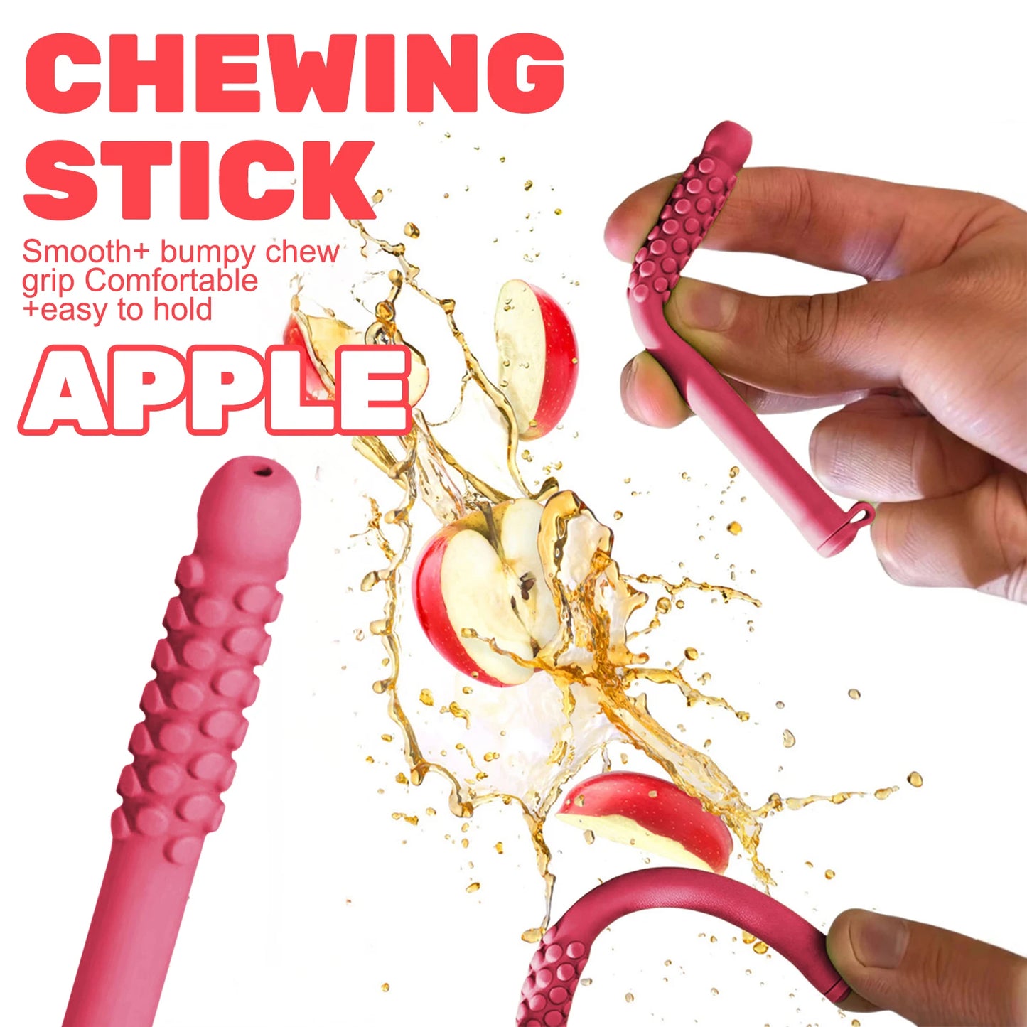 Essential Oil Diffuser Chewing Stick Silicone Chewable Stick Aromatherapy Breathing Relief for Adults Kids Anxiety Stress
