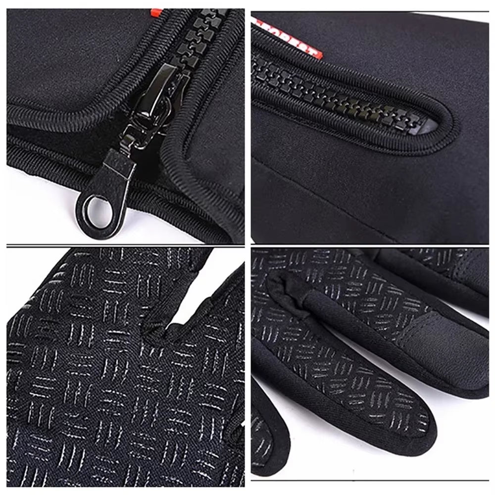 Motocross Gloves for Winter Warm Moto Gloves Touch Screen Windproof Outdoor Sport Gloves Warm Women Man Anti-Slip Waterproof
