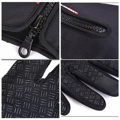 Motocross Gloves for Winter Warm Moto Gloves Touch Screen Windproof Outdoor Sport Gloves Warm Women Man Anti-Slip Waterproof