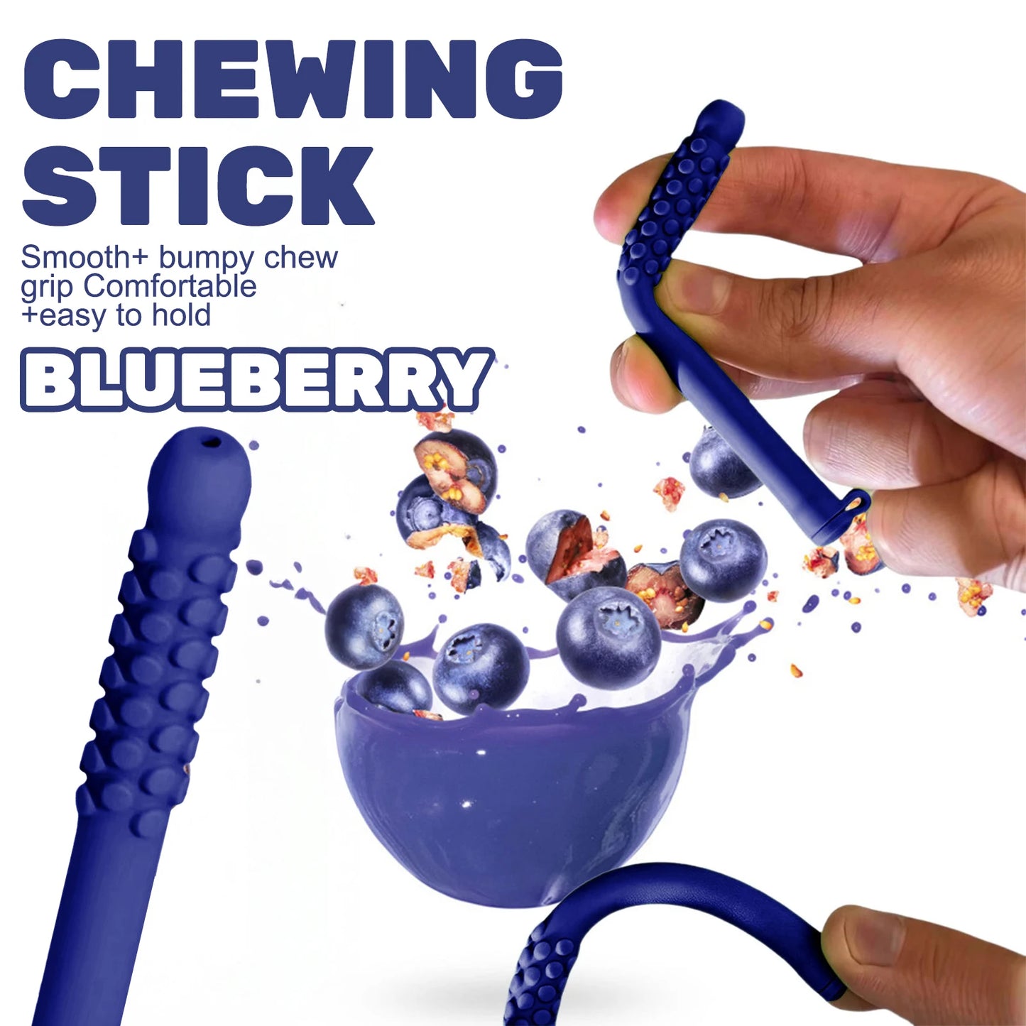 Essential Oil Diffuser Chewing Stick Silicone Chewable Stick Aromatherapy Breathing Relief for Adults Kids Anxiety Stress